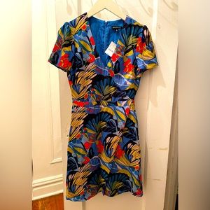 J.CREW / MERCANTILE multi-color/pattern dress. New with tag still attached.
